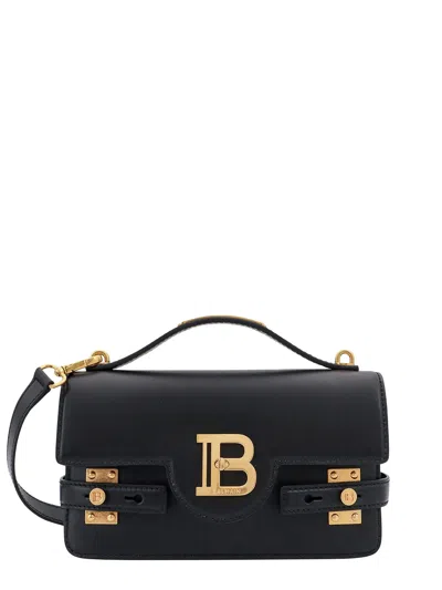 Balmain B Buzz 24 Hand Bag In Noir