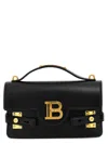 Balmain Bbuzz 24 Shoulder Bag In Smooth Leather In Black
