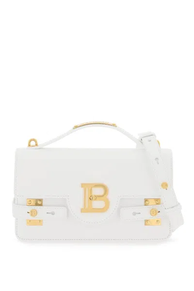 Balmain B-buzz 24 Handbag In Blanc (white)