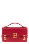 Balmain B Buzz 24 Crossbody Bag Top Handle In Red