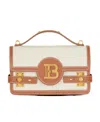 Balmain B-buzz 24 Top Handle Bag In Brown