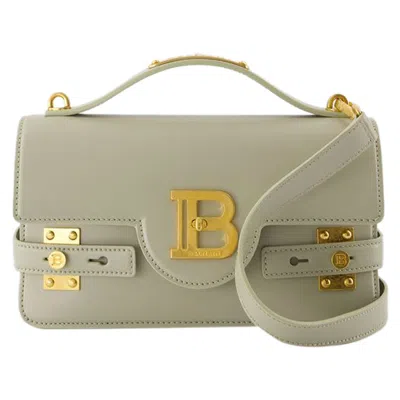 Balmain B-buzz Mini Shoulder Handbag In Green
