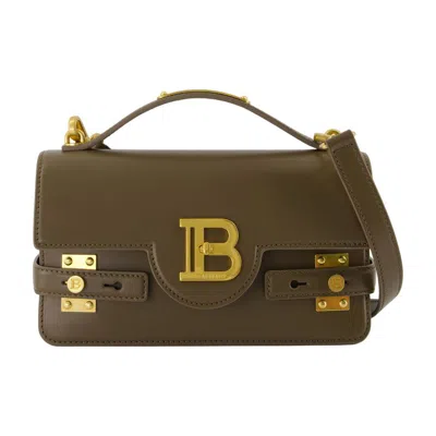 Balmain B-buzz 24 Shoulder Bag In Brown