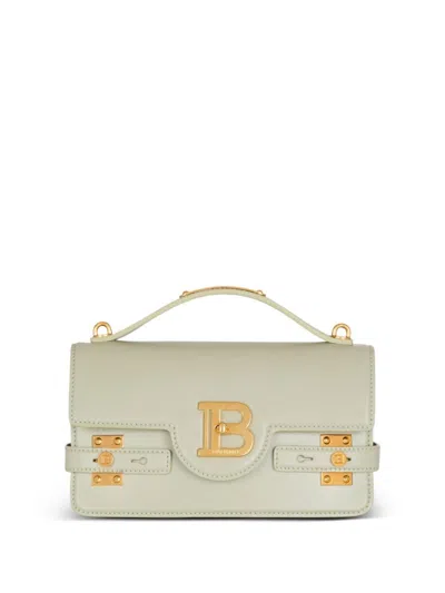 Balmain B-buzz 24 Shoulder Bag In Green
