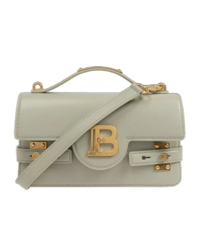 Balmain B-buzz 24 Shoulder Bag In Nude