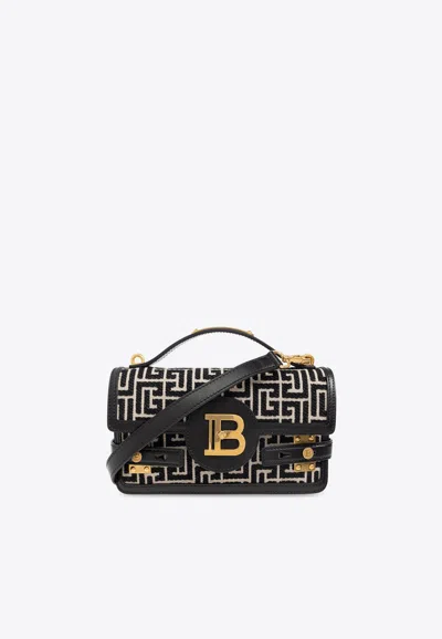 Balmain B-buzz 24 Top Handle Bag In Cream