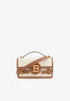 Balmain B-buzz 24 Top Handle Bag In Cream