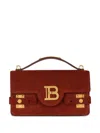 Balmain B-buzz Buckle Tote Bag In Red