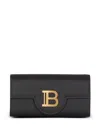 Balmain B-buzz Chain-link Wallet In Schwarz