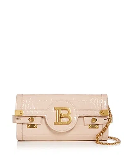 Balmain B-buzz 19 Crossbody Bag In Nude