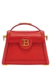 Balmain Red B-buzz Dinasty Small Satchel Bag In Red
