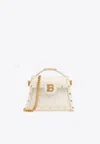 Balmain B-buzz Dynasty Leather Shoulder Bag