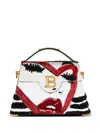Balmain B-buzz Dynasty Make Up Tote Bag In White
