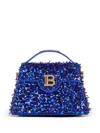 Balmain B-buzz Dynasty Shoulder Bag In Blue