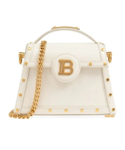 Balmain B-buzz Dynasty Tote Bag In 白色