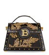 Balmain B-buzz Dynasty Top-handle Bag In Black