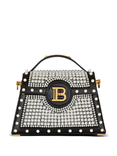 Balmain B-buzz Dynasty Tote Bag In Black
