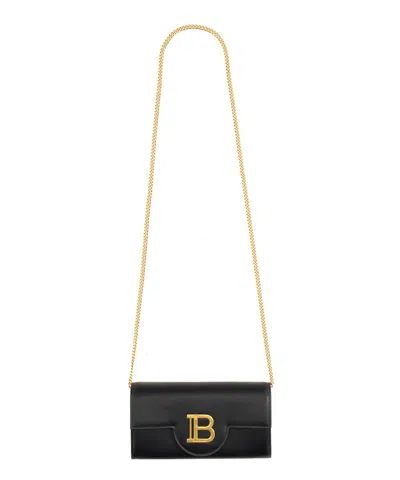 Balmain B-buzz Handbag In Black