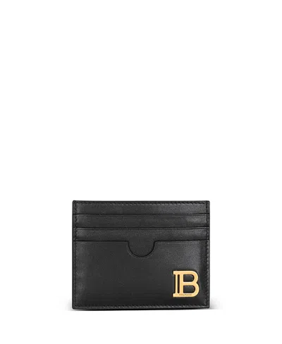 Balmain Women's B-buzz Card Holder In Black