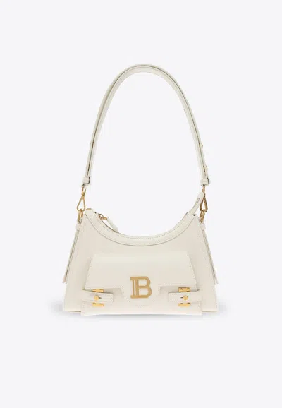 Balmain B-buzz Leather Shoulder Bag