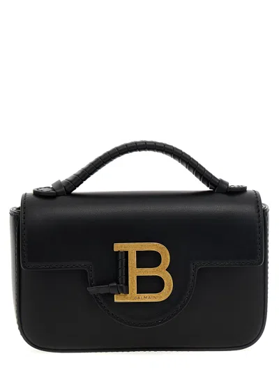 Balmain B-buzz Mini 17 Crossbody Bag In Black