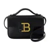 Balmain B-buzz Mini 17 Crossbody In Black