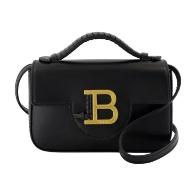 Balmain B-buzz Mini 17 Crossbody In Black