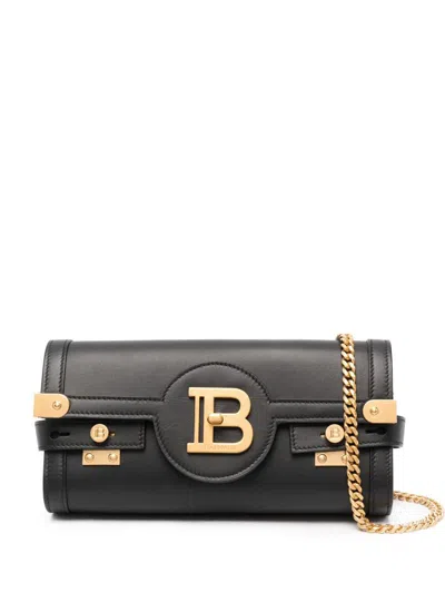 Balmain B-buzz Pouch 23 Bags In Black