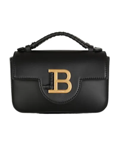 Balmain B-buzz Shoulder Bag In Black