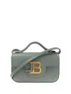Balmain Flip Shoulder Bag In Green