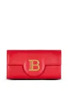 Balmain Rectangular Shoulder Bag In Red