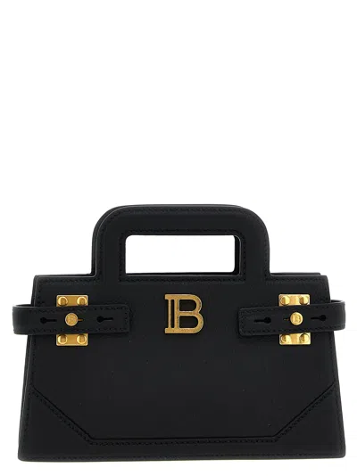 Balmain B-buzz Small Handbag In Black