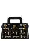 Balmain B-buzz Small Top Handle Crossbody In Black
