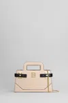 Balmain B Buzz Small Shoulder Bag In Rose-pink Leather