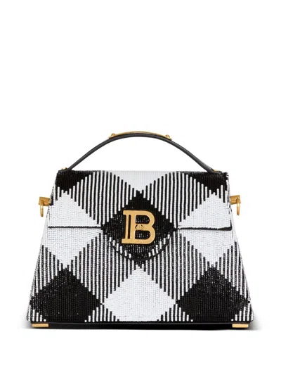 Balmain B-buzz Tote Bag In Black