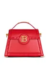 Balmain Red B-buzz Dinasty Small Satchel Bag In Red