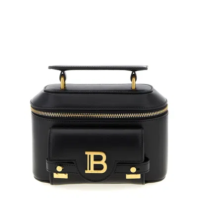 Balmain B-buzz Vanity Handbag In Black