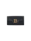 Balmain Shoulder Wallet In Black