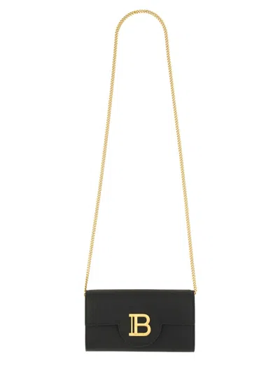 Balmain B-buzz Wallet In Black