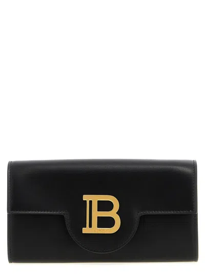 Balmain 'b-buzz' Black Leather Crossbody Bag