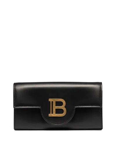 Balmain "b-buzz" Wallet On Chain In Black