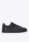 Balmain B-court B-buzz Sneakers In Embossed Calfskin