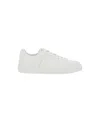 Balmain B-court-calfskin In White
