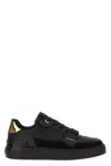 Balmain B-court Flip Sneakers In Black