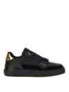 Balmain B-court Flip Sneakers In Black