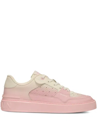 Balmain B-court Flip Sneakers In Pink