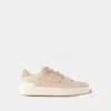 Balmain B-court Flip Sneakers In Pink