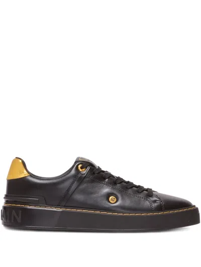 Balmain B-court Leather Sneakers
