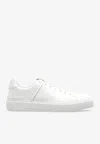 Balmain B-court Leather Sneakers In White