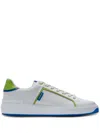 Balmain B-court Leather Sneakers In White